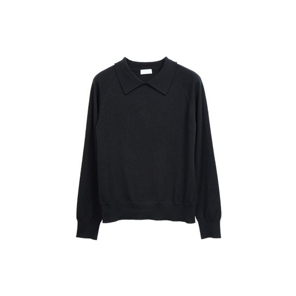 Polo-Knit黒