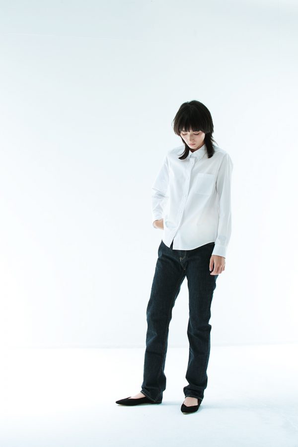 Stright-Denim-モデル